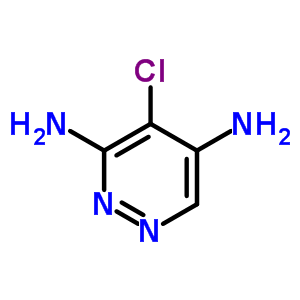 4-氯-3,5-吡嗪二胺结构式_1500-83-0结构式