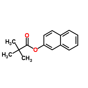 2,2-二甲基丙酸 2-萘酯结构式_1503-86-2结构式