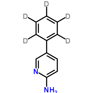 2-氨基-5-苯基吡啶-d5结构式_150320-81-3结构式