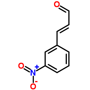 3-(3-硝基苯基)-2-丙烯醛结构式_1504-76-3结构式