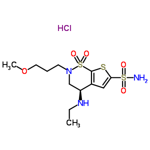 Brinzolamide hydrochloride Structure,150937-43-2Structure