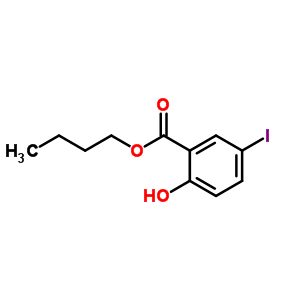 Butyl 2-hydroxy-5-iodobenzoate Structure,15125-89-0Structure