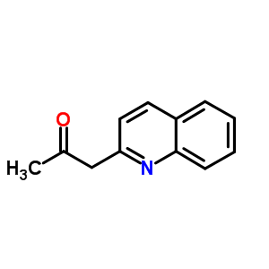 1-(2-喹啉)-2-丙酮结构式_1531-30-2结构式