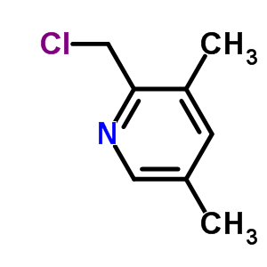3,5-二甲基-2-氯甲基吡啶结构式_153476-69-8结构式
