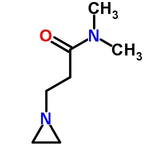 N,N-二甲基-1-氮丙啶丙酰胺结构式_15433-26-8结构式