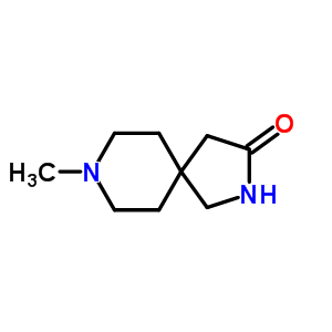 8-Methyl-2,8-diazaspiro[4.5]decan-3-one Structure,154495-67-7Structure