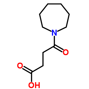 4-(1-氮杂环庚烷)-4-氧代丁酸结构式_154740-93-9结构式