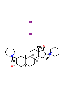 泮库溴铵相关物质A结构式_15500-65-9结构式