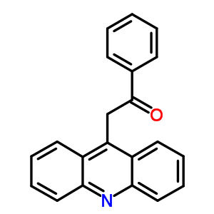 2-(吖啶-9-基)-1-苯乙酮结构式_15539-52-3结构式