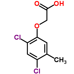 2-(2,4-二氯-5-甲基苯氧基)-乙酸结构式_1556-01-0结构式