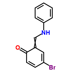 4-溴-2-[(苯基亚氨基)甲基]-苯酚结构式_15597-75-8结构式
