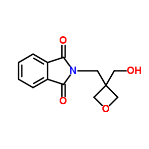 2-((3-(Hydroxymethyl)oxetan-3-yl)methyl)isoindoline-1,3-dione Structure,156276-40-3Structure