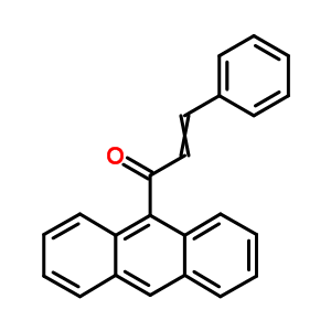 1-(9-蒽)-3-苯基-2-丙烯-1-酮结构式_1564-72-3结构式