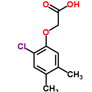 2-(2-氯-4,5-二甲基苯氧基)-乙酸结构式_1585-23-5结构式