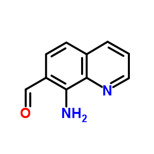 8-氨基喹啉-7-甲醛结构式_158753-17-4结构式