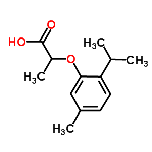 2-(2-Isopropyl-5-methylphenoxy)propanoic acid Structure,159302-03-1Structure