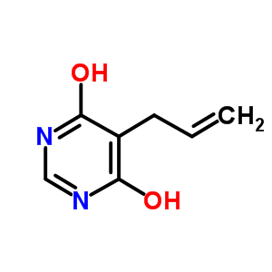 5-烯丙基-6-羟基嘧啶-4(3h)-酮结构式_16019-30-0结构式