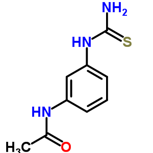 Acetamide, n-[3-[(aminothioxomethyl)amino]phenyl]- Structure,1614-34-2Structure