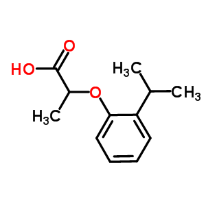 2-(2-异丙基苯氧基)丙酸结构式_161790-37-0结构式