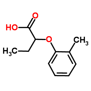 2-(2-甲基苯氧基)丁酸结构式_161790-50-7结构式