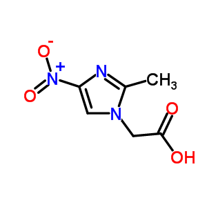 (2-甲基-4-硝基-1H-咪唑-1-基)乙酸结构式_16230-87-8结构式