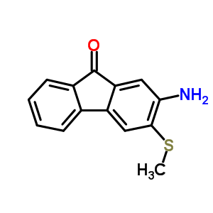2-氨基-3-甲基磺酰基-芴-9-酮结构式_16233-09-3结构式
