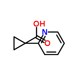 1-(吡啶-2-基)环丙烷羧酸结构式_162960-26-1结构式