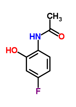 2-乙酰氨基-5-氟苯酚结构式_16323-08-3结构式