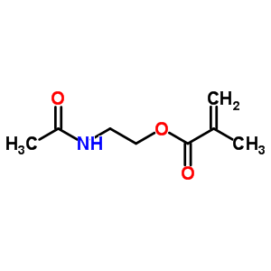 2-甲基-2-丙酸-2-(乙酰基氨基)乙酯结构式_16328-37-3结构式
