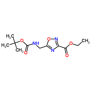 Ethyl 5-((tert-butoxycarbonylamino)methyl)-1,2,4-oxadiazole-3-carboxylate Structure,164029-34-9Structure