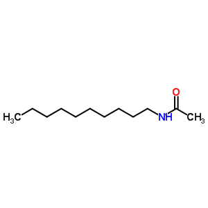 n-癸基乙酰胺结构式_16423-52-2结构式