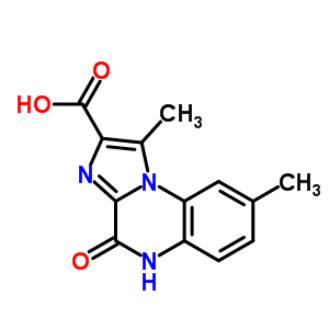 1,8-Dimethyl-4-oxo-4,5-dihydroimidazo[1,2-a]quinoxaline-2-carboxylic acid Structure,164329-73-1Structure