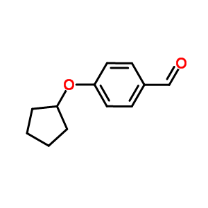 4-(环戊基氧基)苯甲醛结构式_164520-98-3结构式