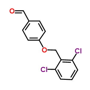4-[(2,6-Dichlorobenzyl)oxy]benzaldehyde Structure,166049-76-9Structure