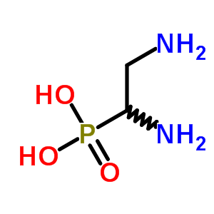 P-(1,2-二氨基乙基)-磷酸结构式_16606-66-9结构式
