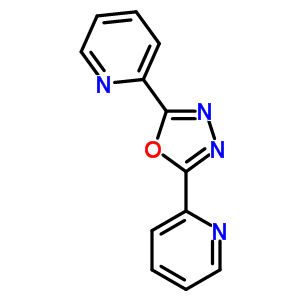 2,2-(1,3,4-噁二唑-2,5-二基)双-吡啶结构式_1671-89-2结构式