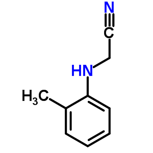 2-[(2-甲基苯基)氨基]-乙腈结构式_16728-83-9结构式