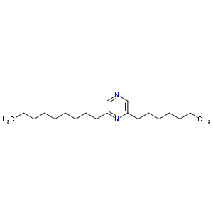 2-庚基-6-壬基-吡嗪结构式_16731-49-0结构式