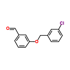 3-[(3-氯苄基)氧基]苯甲醛结构式_168084-95-5结构式
