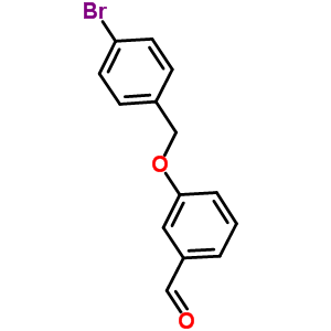 3-[(4-溴苄基)氧基]苯甲醛结构式_168084-97-7结构式