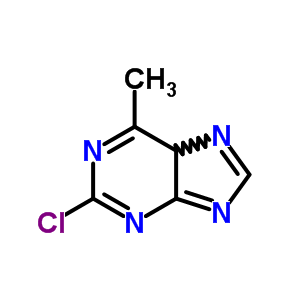 2-氯-6-甲基-9H-嘌呤结构式_1681-19-2结构式