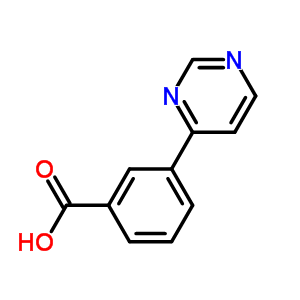 3-(4-嘧啶)苯甲酸甲酯结构式_168619-01-0结构式
