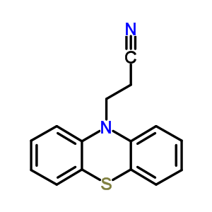 吩噻嗪-10-丙腈结构式_1698-80-2结构式