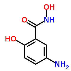 5-氨基-n,2-二羟基苯甲酰胺结构式_170368-41-9结构式