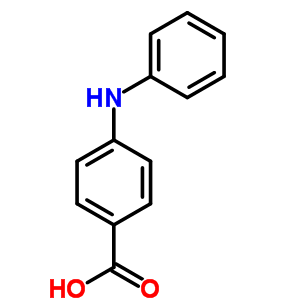 4-(苯基氨基)苯甲酸结构式_17040-20-9结构式