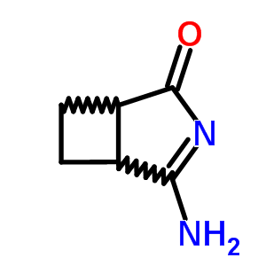 4-氨基-3-氮杂双环[3.2.0]-3-庚烯-2-酮结构式_17097-68-6结构式