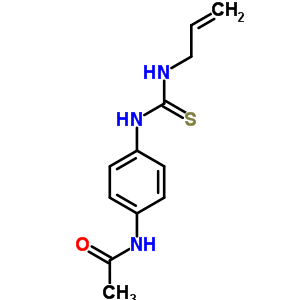 1-(4-乙酰氨基苯基)-3-烯丙基硫代脲结构式_17098-56-5结构式