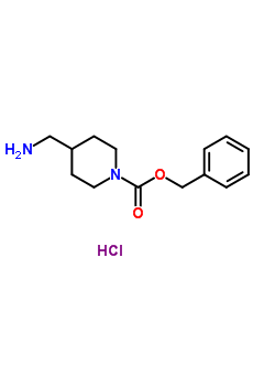 4-氨基甲基-1-N-cbz-哌啶盐酸盐结构式_172348-57-1结构式