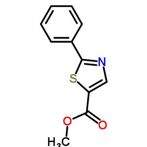 2-苯基-5-噻唑羧酸甲酯结构式_172678-68-1结构式
