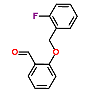 2-[(2-氟苄基)氧基]苯甲醛结构式_172685-66-4结构式